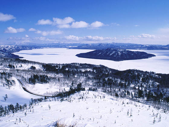 雪原−湖